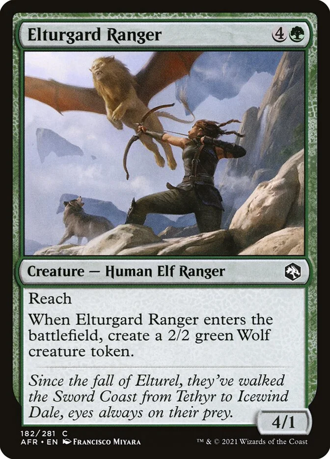 Elturgard Ranger (Adventures in the Forgotten Realms) - Magic: The Gathering in TCG Land