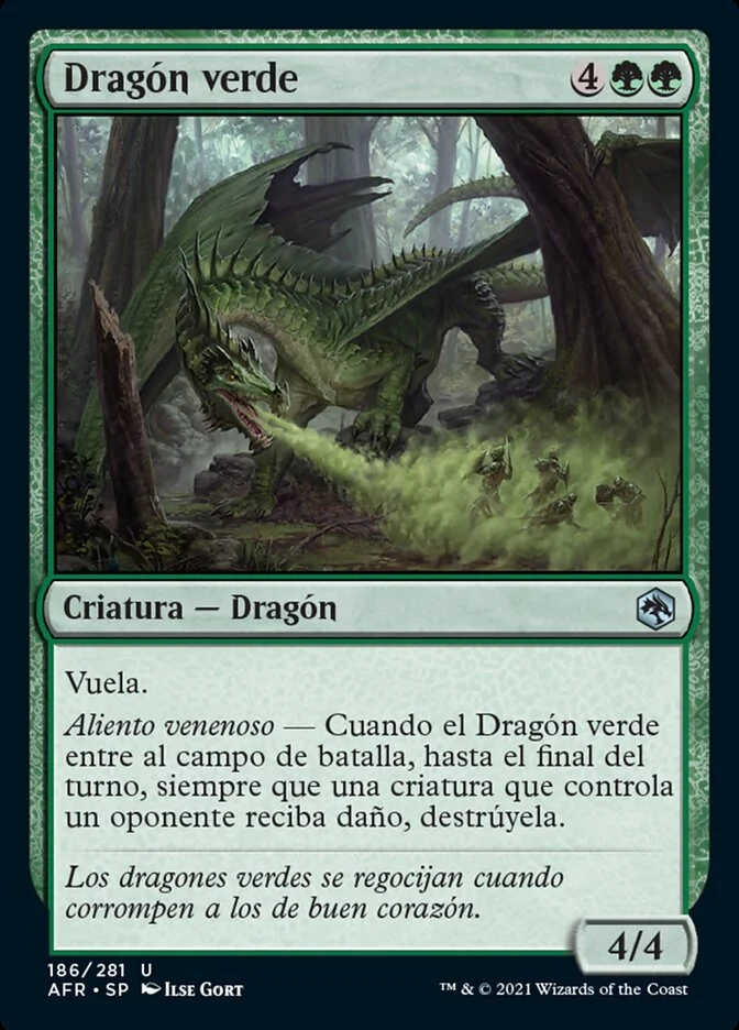 Dragón verde (Adventures in the Forgotten Realms) - Magic: The Gathering in TCG Land México