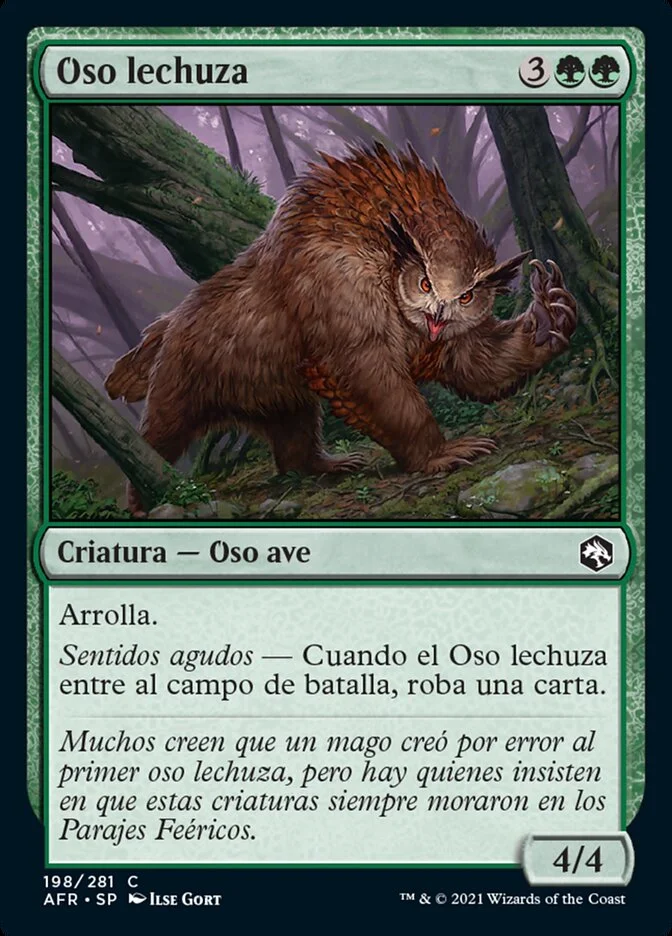 Oso lechuza (Adventures in the Forgotten Realms) - Magic: The Gathering in TCG Land México