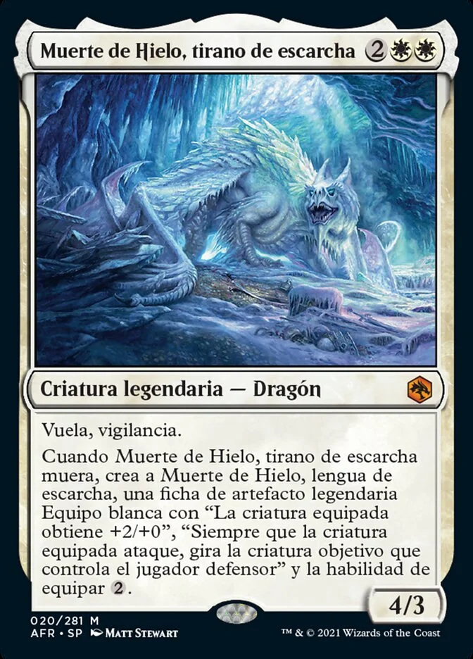 Muerte de Hielo, tirano de escarcha (Adventures in the Forgotten Realms) - Magic: The Gathering in TCG Land