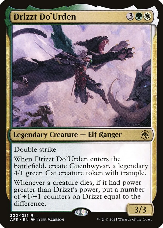 Drizzt Do'Urden (Adventures in the Forgotten Realms) - Magic: The Gathering in TCG Land México