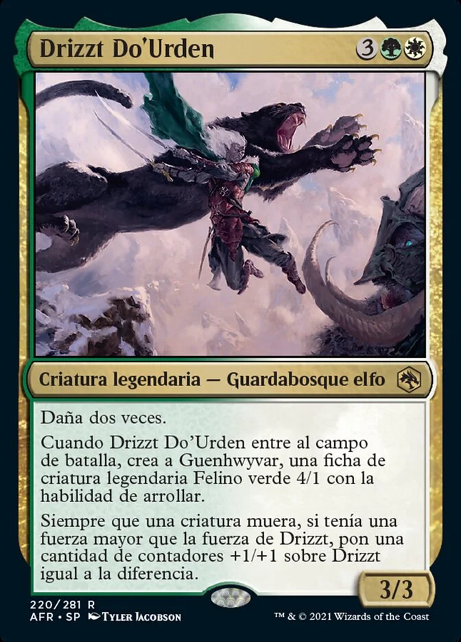 Drizzt Do'Urden (Adventures in the Forgotten Realms) - Magic: The Gathering in TCG Land