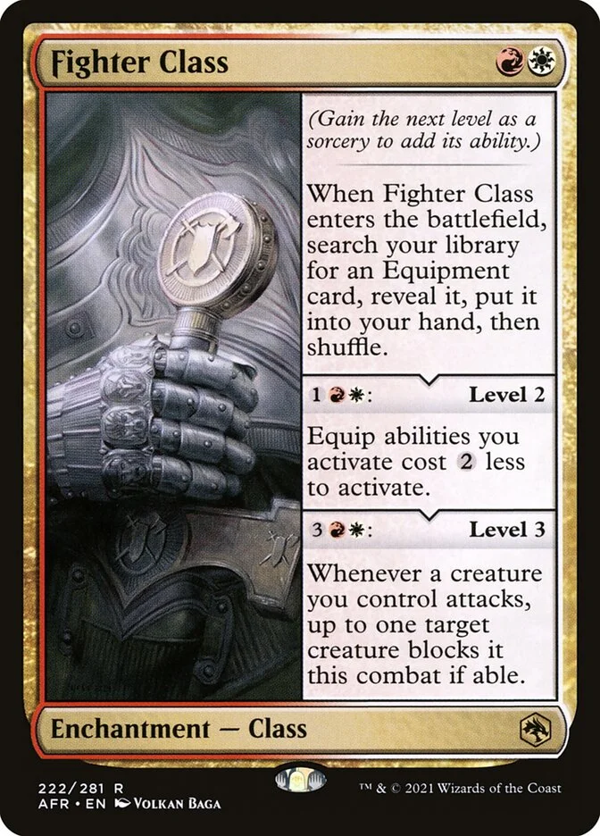 Fighter Class (Adventures in the Forgotten Realms) - Magic: The Gathering in TCG Land