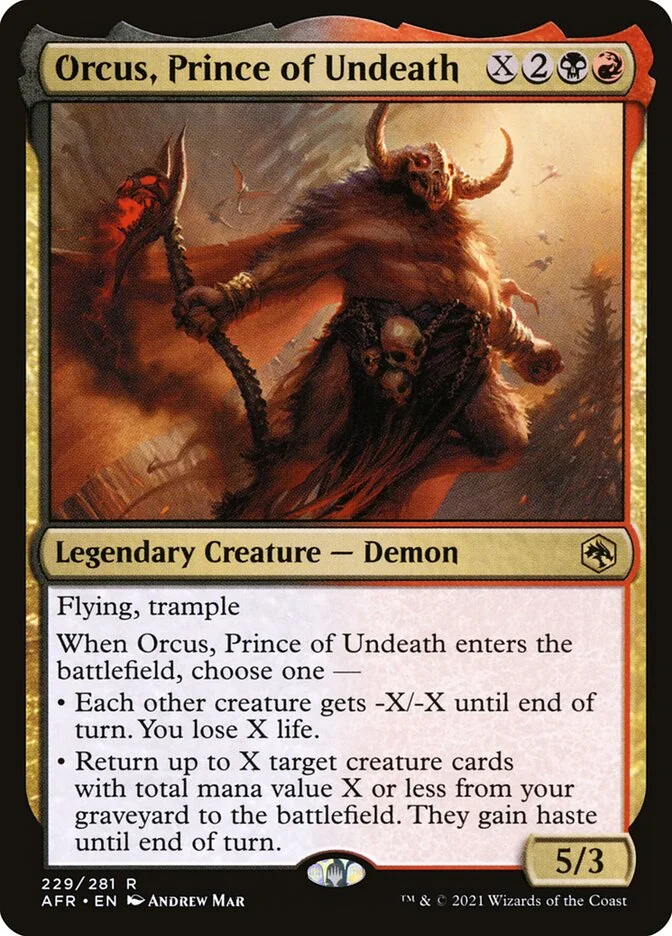 Orcus, Prince of Undeath (Adventures in the Forgotten Realms) - Magic: The Gathering in TCG Land