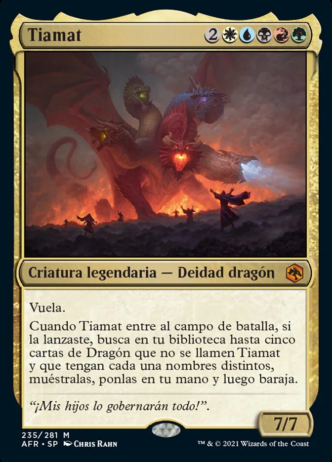 Tiamat (Adventures in the Forgotten Realms) - Magic: The Gathering in TCG Land