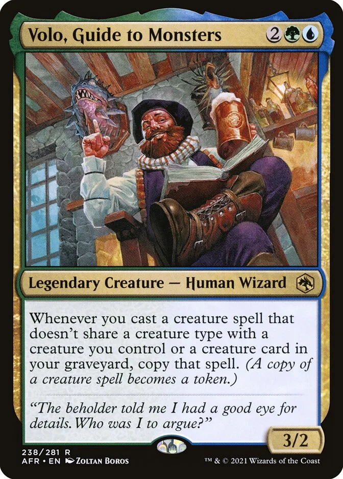 Volo, Guide to Monsters (Adventures in the Forgotten Realms) - Magic: The Gathering in TCG Land