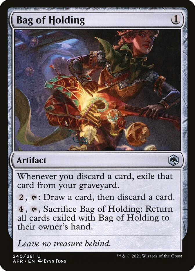 Bag of Holding (Adventures in the Forgotten Realms) - Magic: The Gathering in TCG Land