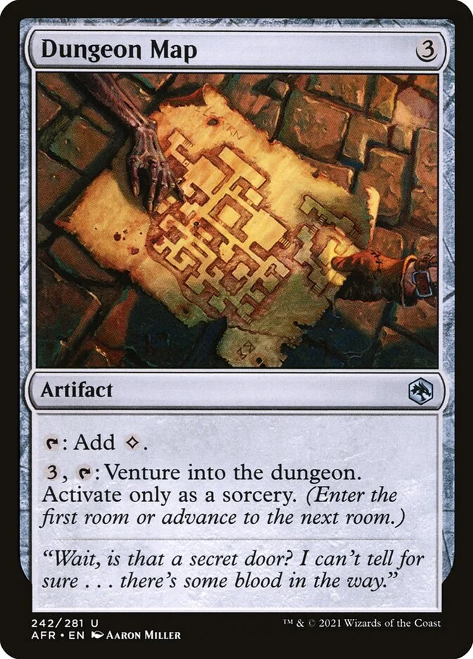 Dungeon Map (Adventures in the Forgotten Realms) - Magic: The Gathering in TCG Land