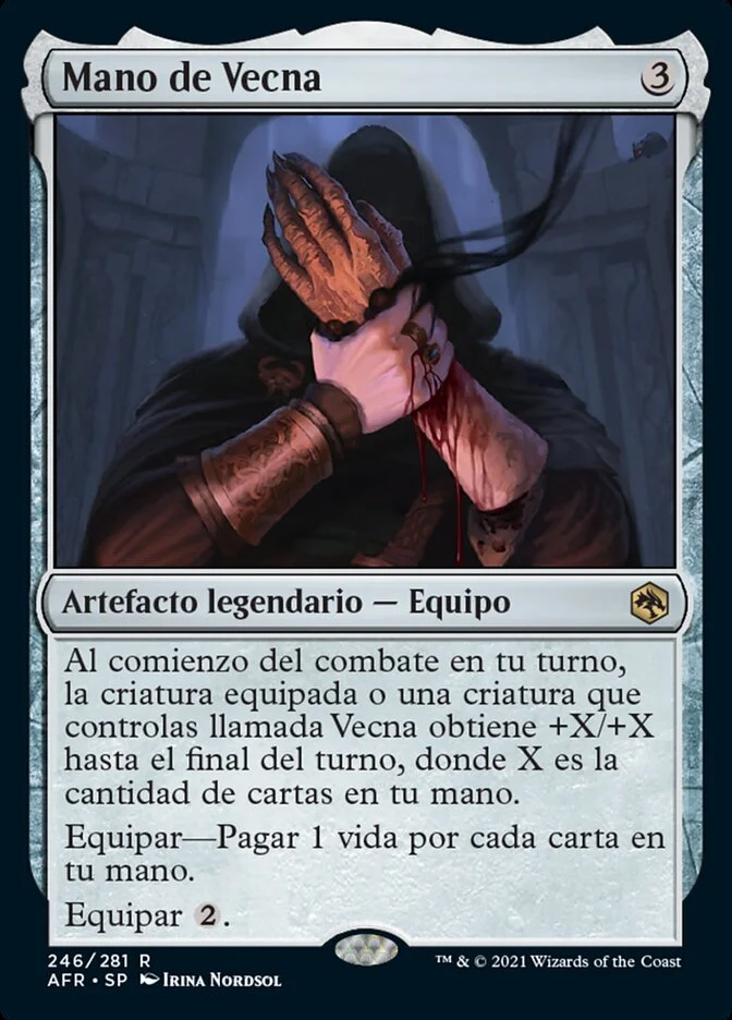 Mano de Vecna (Adventures in the Forgotten Realms) - Magic: The Gathering in TCG Land