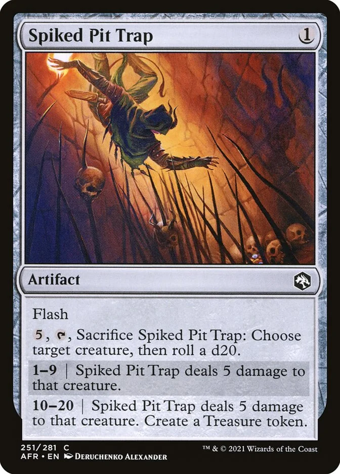 Spiked Pit Trap (Adventures in the Forgotten Realms) - Magic: The Gathering in TCG Land
