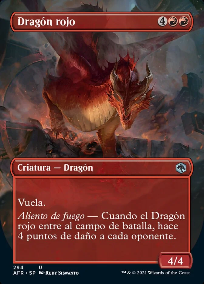 Dragón rojo (Adventures in the Forgotten Realms) - Magic: The Gathering in TCG Land