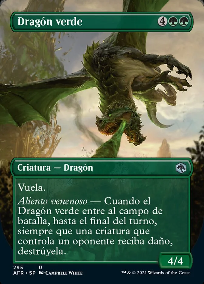 Dragón verde (Adventures in the Forgotten Realms) - Magic: The Gathering in TCG Land