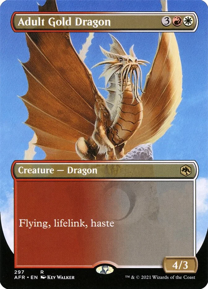 Adult Gold Dragon (Adventures in the Forgotten Realms) - Magic: The Gathering in TCG Land