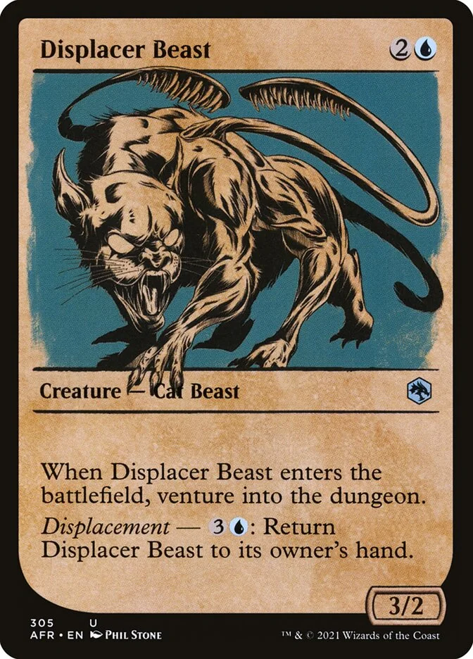 Displacer Beast (Adventures in the Forgotten Realms) - Magic: The Gathering in TCG Land