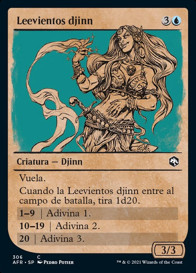 Leevientos djinn (Adventures in the Forgotten Realms) - Magic: The Gathering in TCG Land México