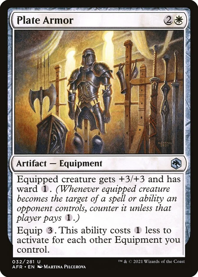 Plate Armor (Adventures in the Forgotten Realms) - Magic: The Gathering in TCG Land