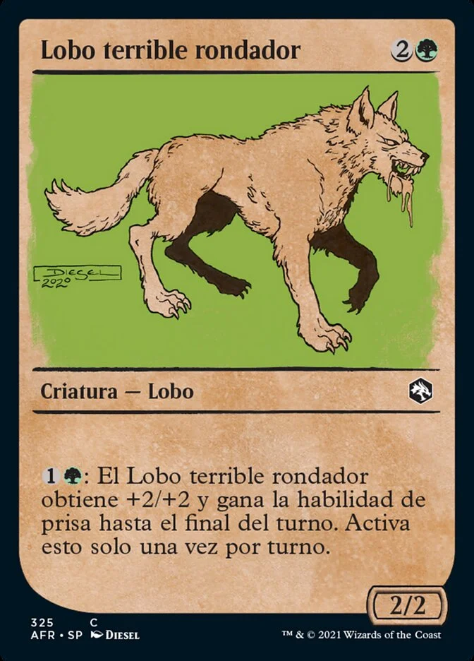 Lobo terrible rondador (Adventures in the Forgotten Realms) - Magic: The Gathering in TCG Land México