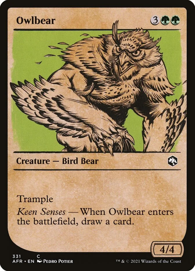 Owlbear (Adventures in the Forgotten Realms) - Magic: The Gathering in TCG Land México