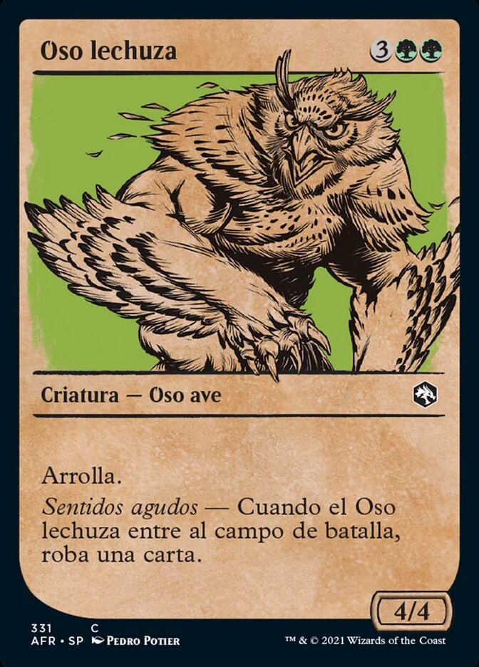 Oso lechuza (Adventures in the Forgotten Realms) - Magic: The Gathering in TCG Land México