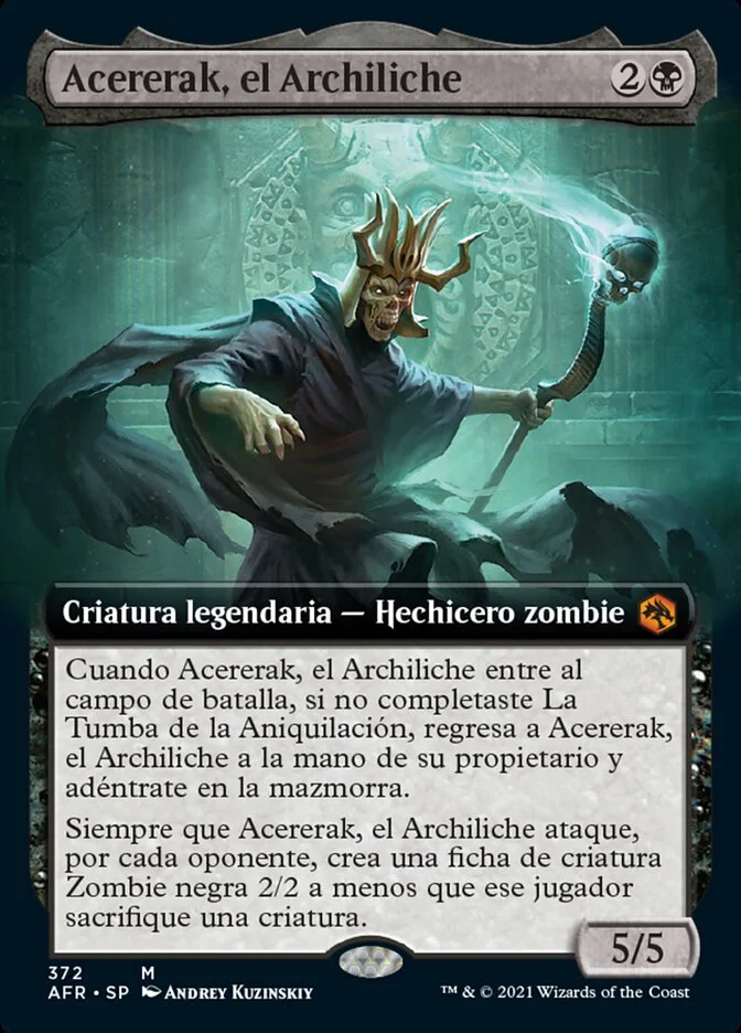Acererak, el Archiliche (Adventures in the Forgotten Realms) - Magic: The Gathering in TCG Land