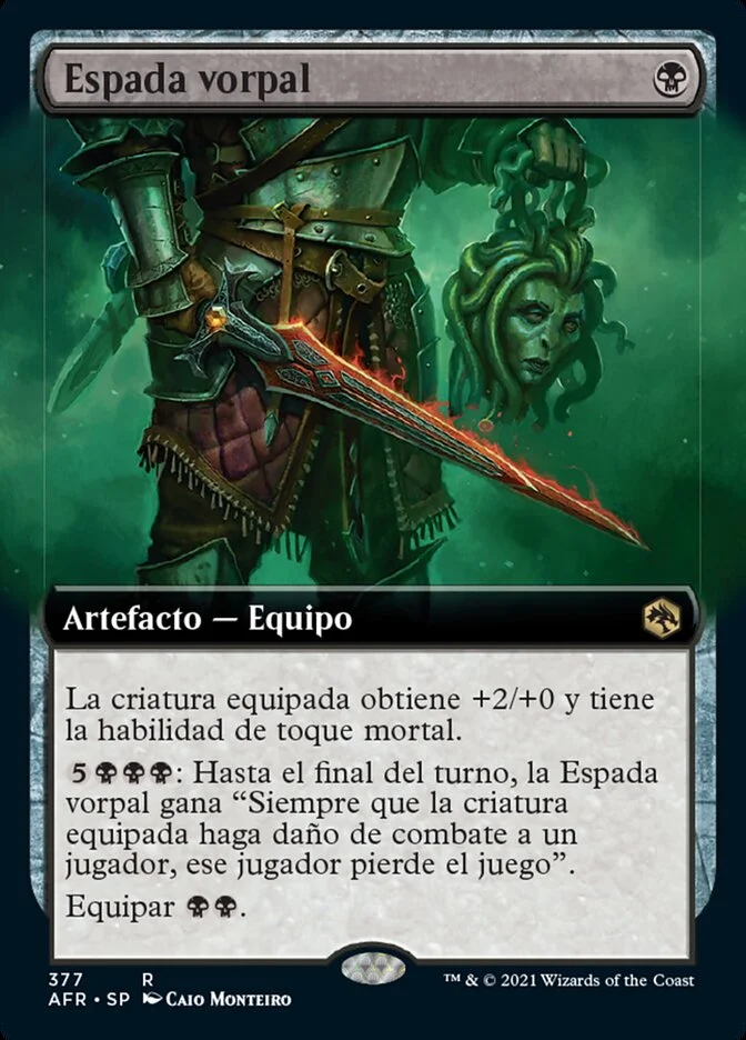 Espada vorpal (Adventures in the Forgotten Realms) - Magic: The Gathering in TCG Land