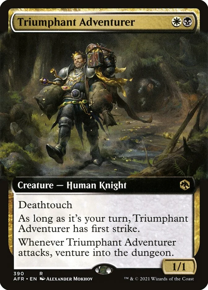 Triumphant Adventurer (Adventures in the Forgotten Realms) - Magic: The Gathering in TCG Land