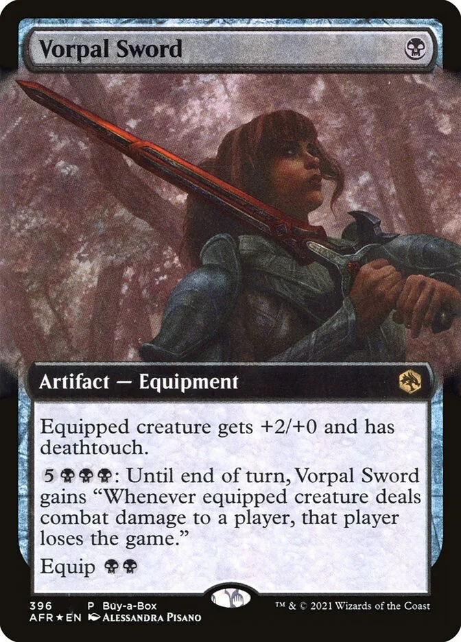 Vorpal Sword (Adventures in the Forgotten Realms) - Magic: The Gathering in TCG Land