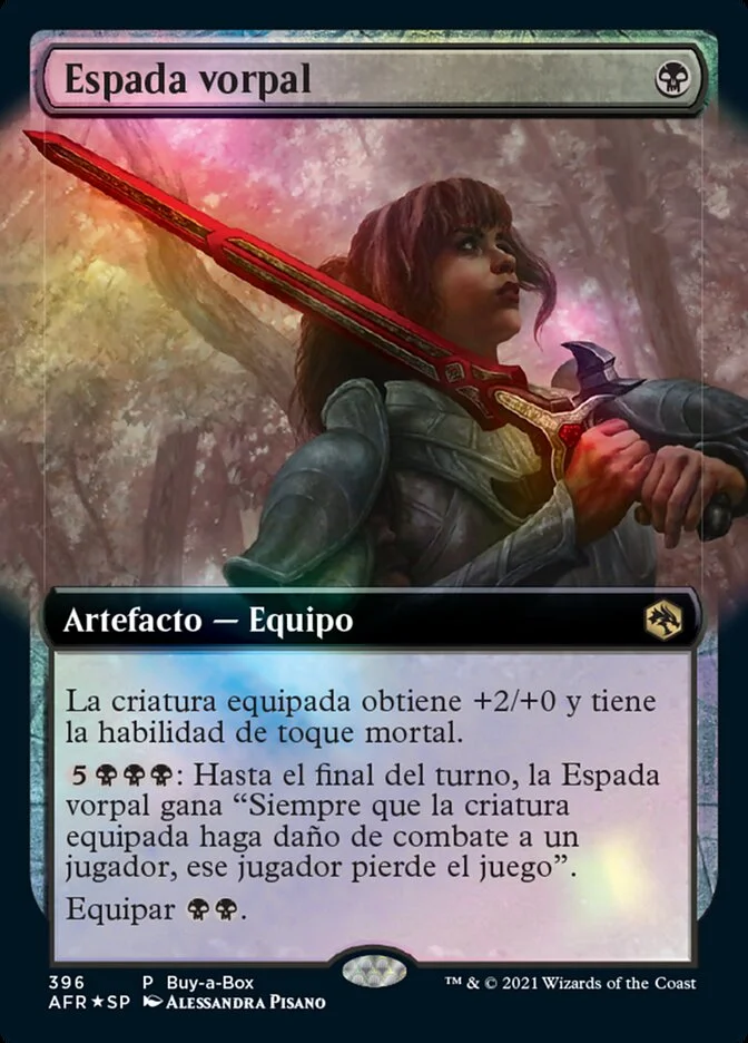 Espada vorpal (Adventures in the Forgotten Realms) - Magic: The Gathering in TCG Land