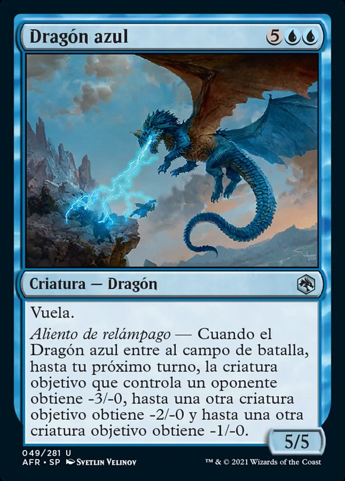 Dragón azul (Adventures in the Forgotten Realms) - Magic: The Gathering in TCG Land México