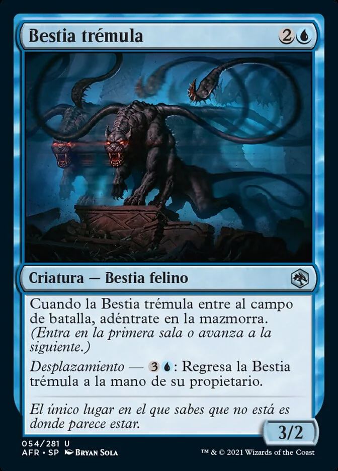 Bestia trémula (Adventures in the Forgotten Realms) - Magic: The Gathering in TCG Land
