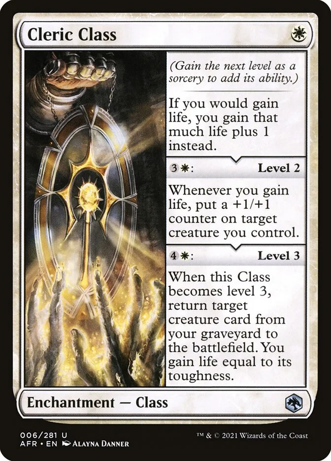 Cleric Class (Adventures in the Forgotten Realms) - Magic: The Gathering in TCG Land