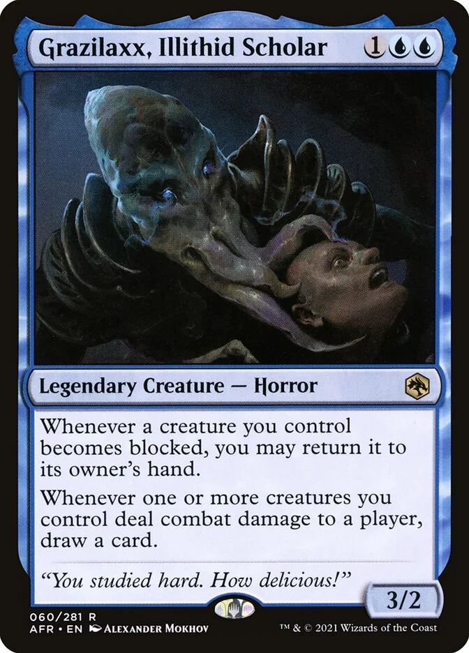 Grazilaxx, Illithid Scholar (Adventures in the Forgotten Realms) - Magic: The Gathering in TCG Land