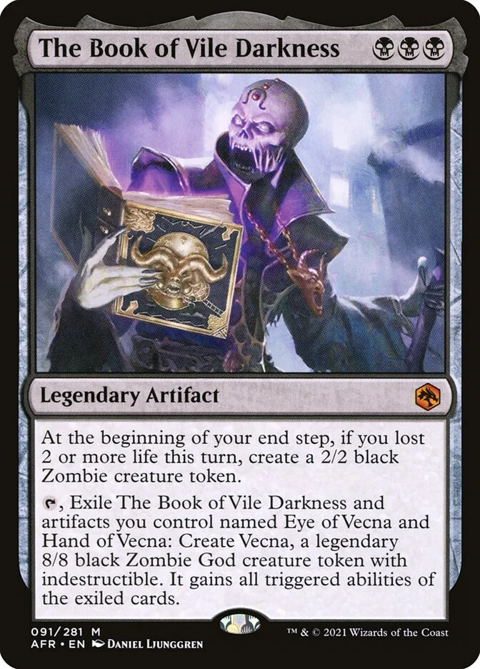 The Book of Vile Darkness (Adventures in the Forgotten Realms) - Magic: The Gathering in TCG Land
