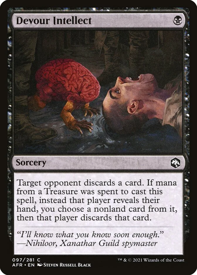 Devour Intellect (Adventures in the Forgotten Realms) - Magic: The Gathering in TCG Land