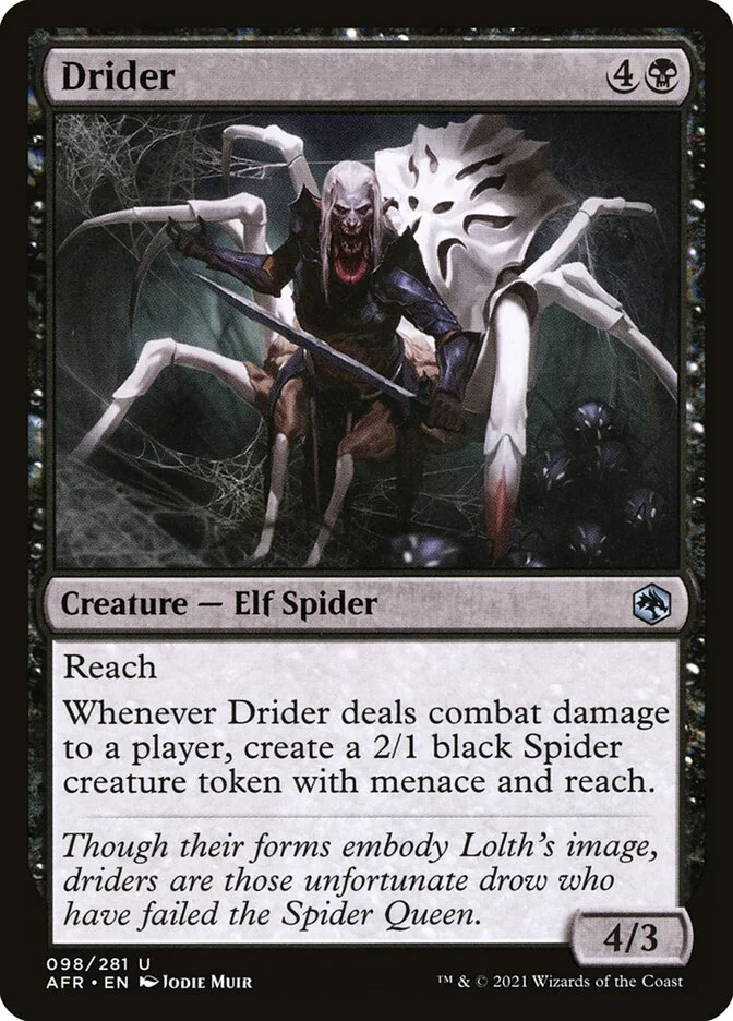 Drider (Adventures in the Forgotten Realms) - Magic: The Gathering in TCG Land