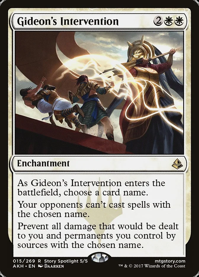 Gideon's Intervention (Amonkhet) - Magic: The Gathering in TCG Land