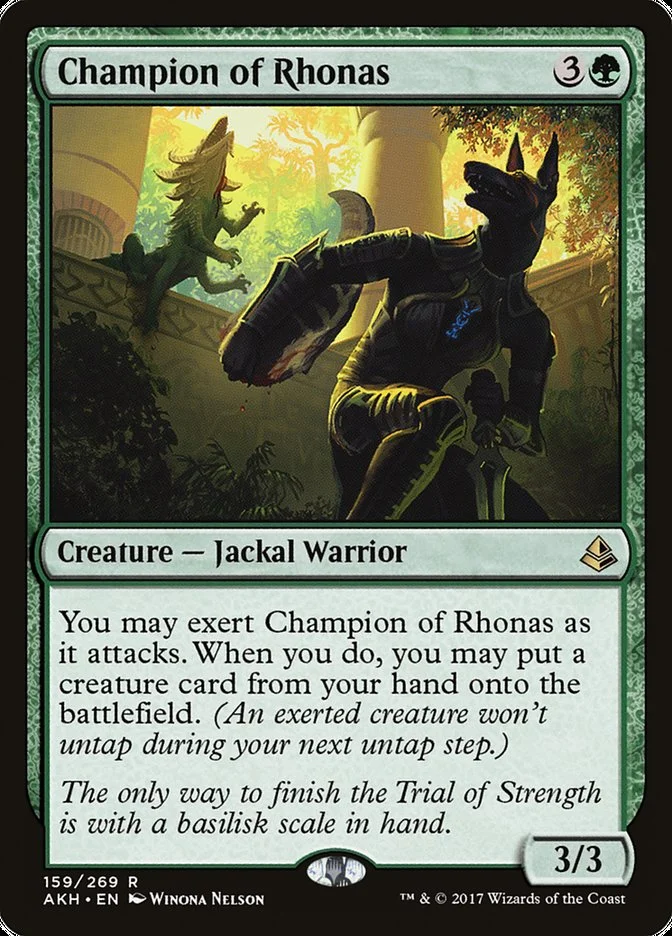 Champion of Rhonas (Amonkhet) - Magic: The Gathering in TCG Land