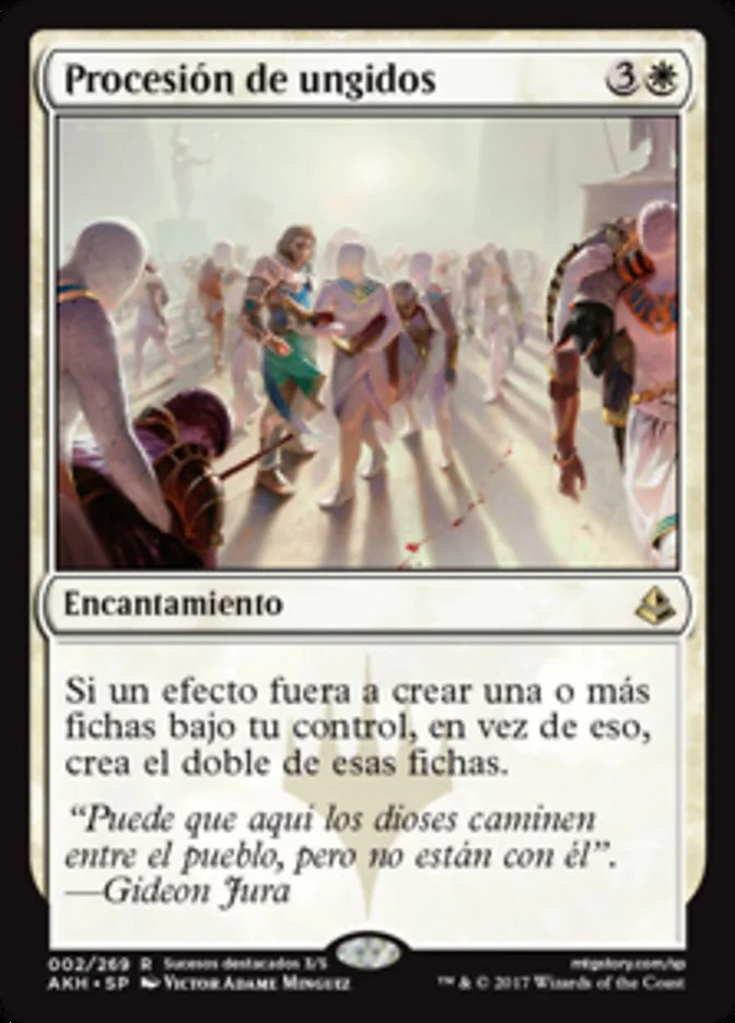 Procesión de ungidos (Amonkhet) - Magic: The Gathering in TCG Land México