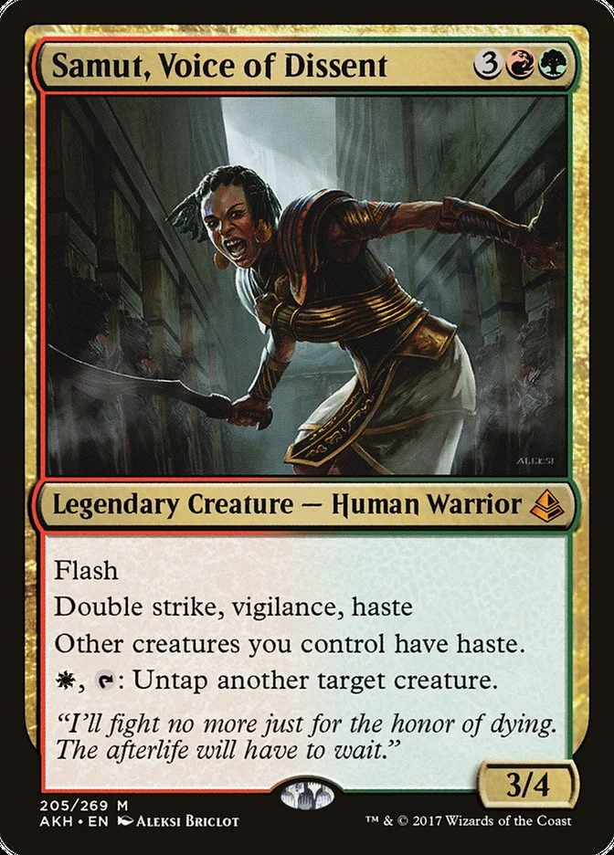 Samut, Voice of Dissent (Amonkhet) - Magic: The Gathering in TCG Land