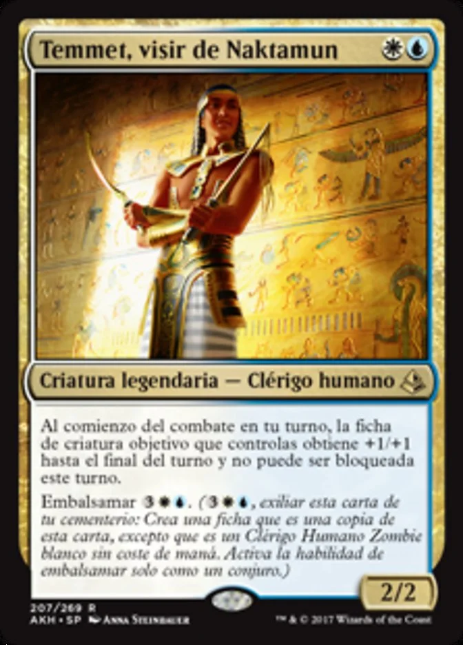Temmet, visir de Naktamun (Amonkhet) - Magic: The Gathering in TCG Land México