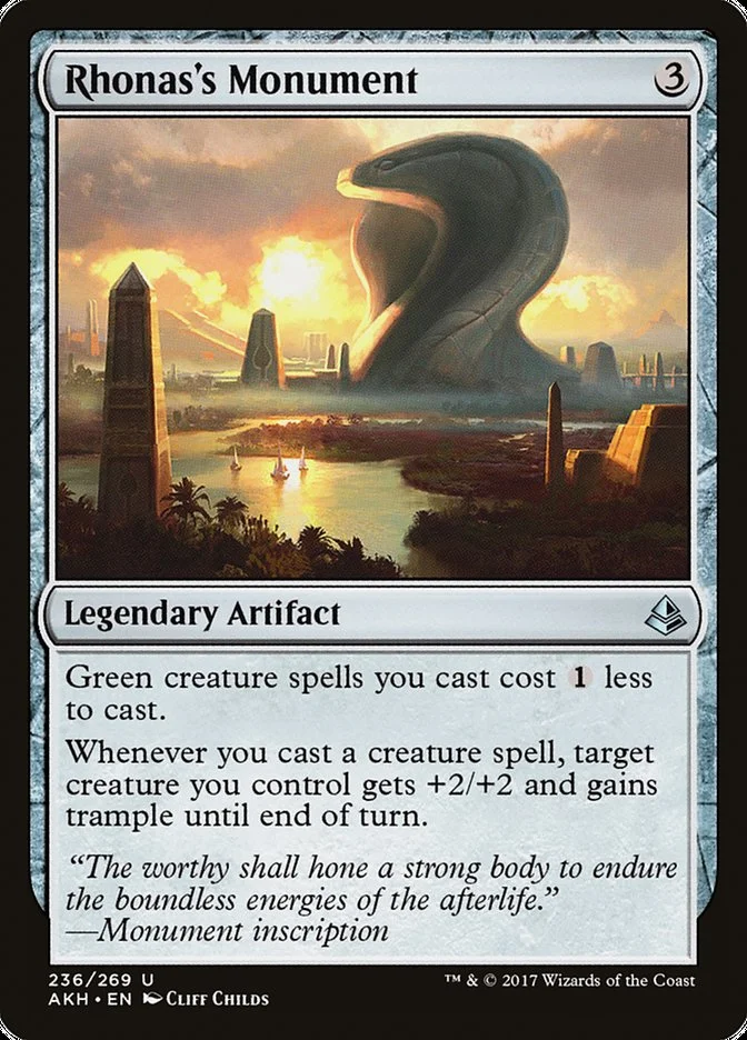 Rhonas's Monument (Amonkhet) - Magic: The Gathering in TCG Land