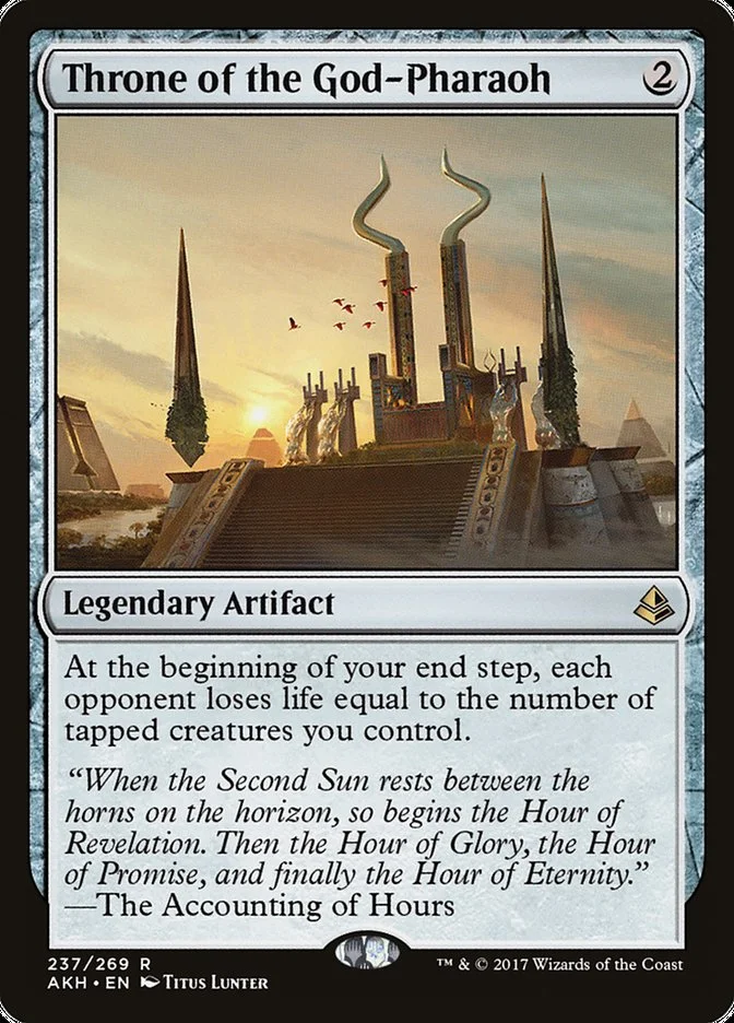 Throne of the God-Pharaoh (Amonkhet) - Magic: The Gathering in TCG Land