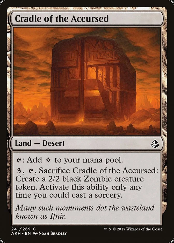 Cradle of the Accursed (Amonkhet) - Magic: The Gathering in TCG Land