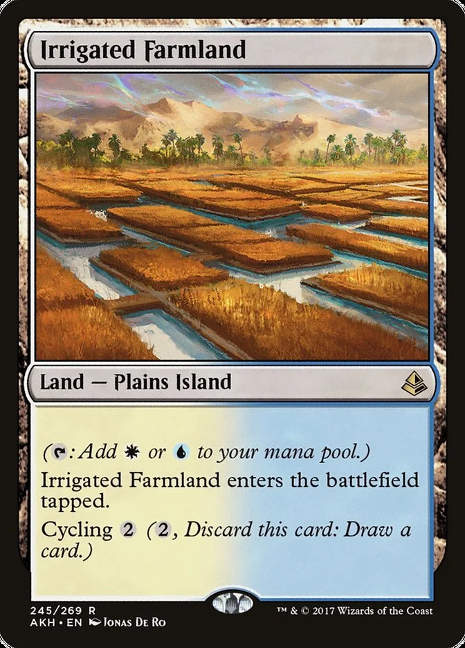 Irrigated Farmland (Amonkhet) - Magic: The Gathering in TCG Land
