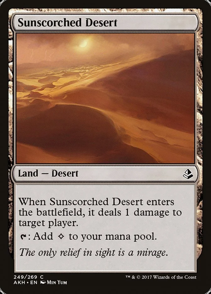 Sunscorched Desert (Amonkhet) - Magic: The Gathering in TCG Land