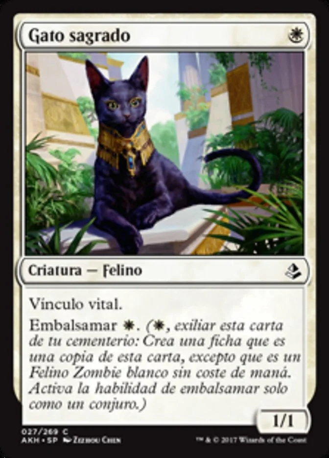 Gato sagrado (Amonkhet) - Magic: The Gathering in TCG Land