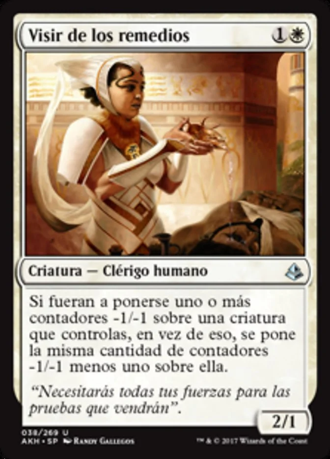 Visir de los remedios (Amonkhet) - Magic: The Gathering in TCG Land México