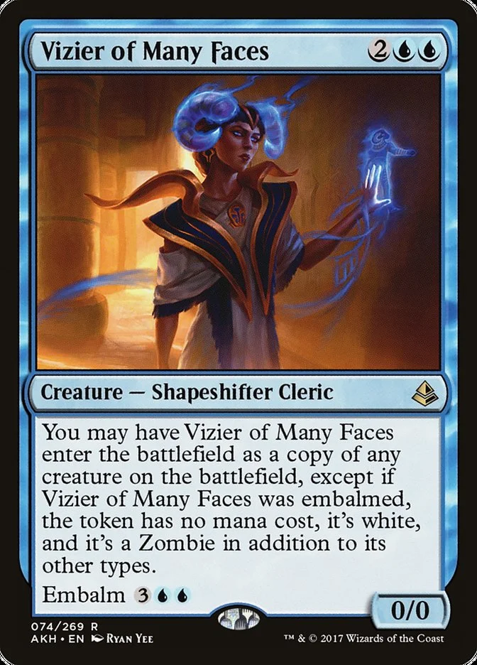 Vizier of Many Faces (Amonkhet) - Magic: The Gathering in TCG Land