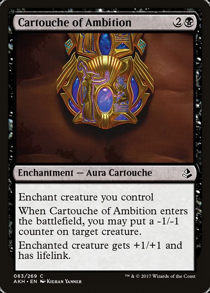 Cartouche of Ambition (Amonkhet) - Magic: The Gathering in TCG Land