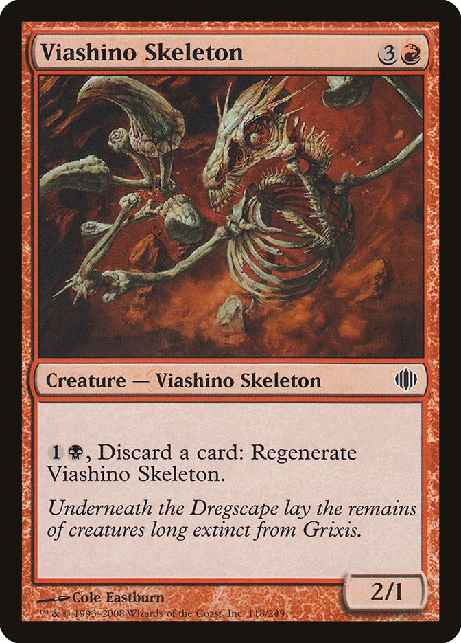 Viashino Skeleton (Shards of Alara) - Magic: The Gathering in TCG Land